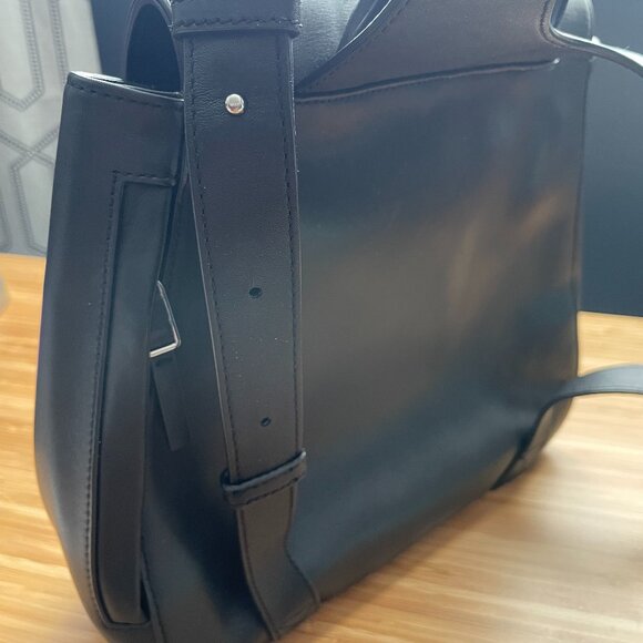 Steven Alan black leather small backpack main image 4